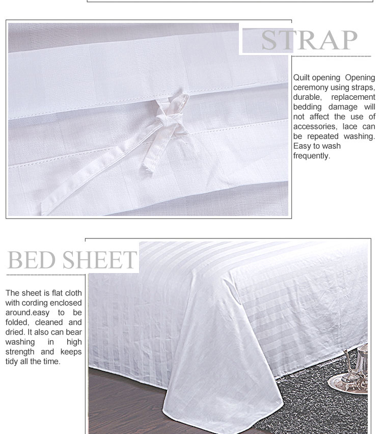 Comfortable Hotel Comfortable Stripe Bedding