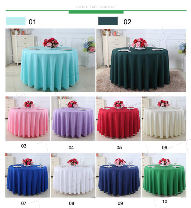 Round Restaurant Tablecloths