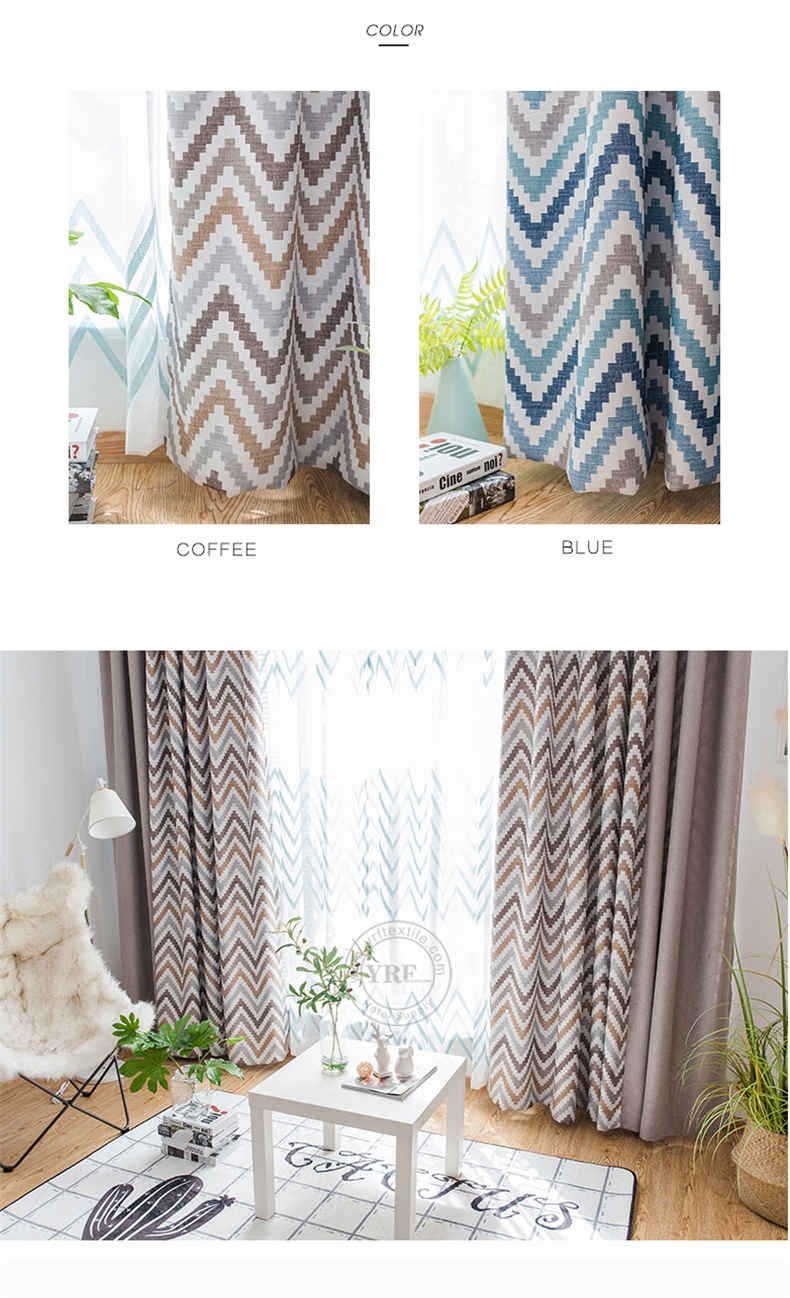 double layer blackout curtains