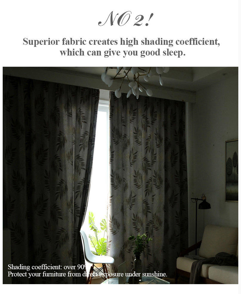 short grey blackout curtains