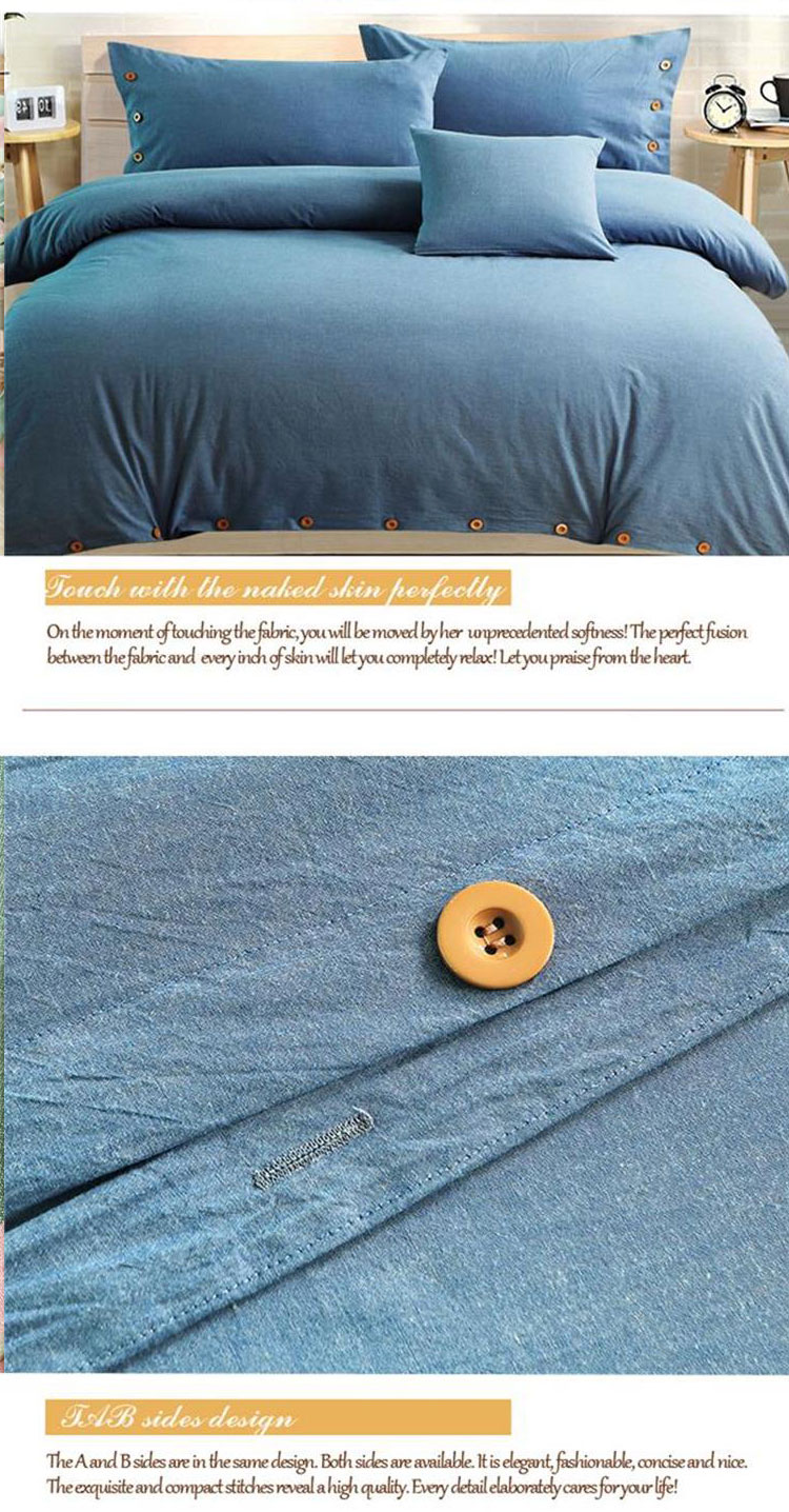 OEM Luxurious Blue Comforter Sets Full