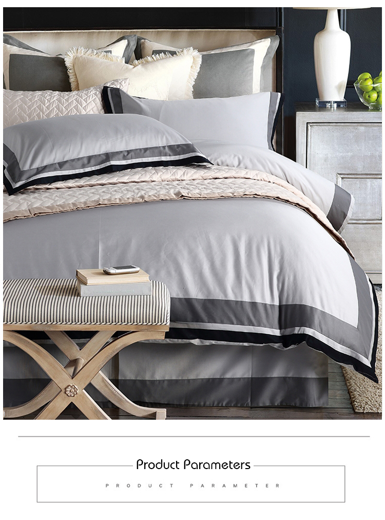Deluxe Apartment Gray And Cream Bedding