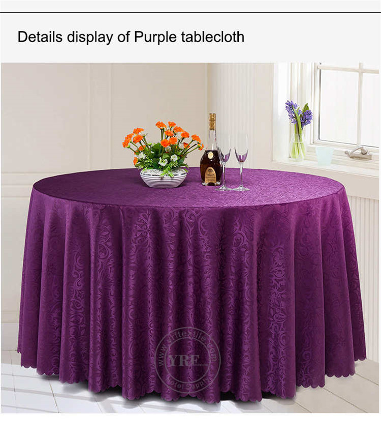 Round Wedding Tablecloth