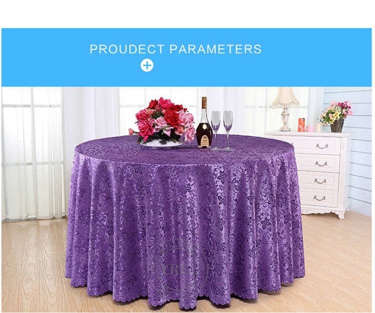 Purple Plain Tablecloths