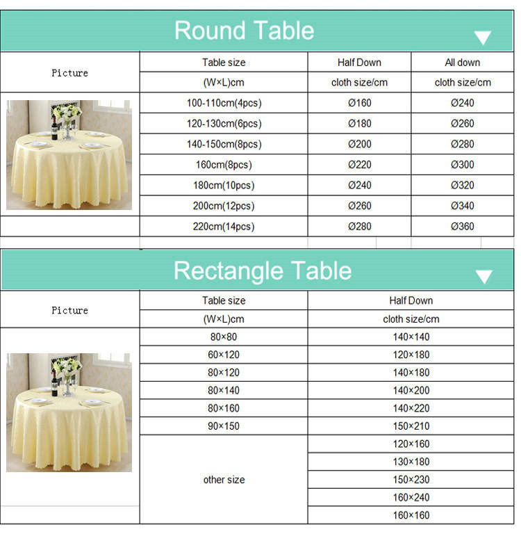 Table Cloth Polyester 120