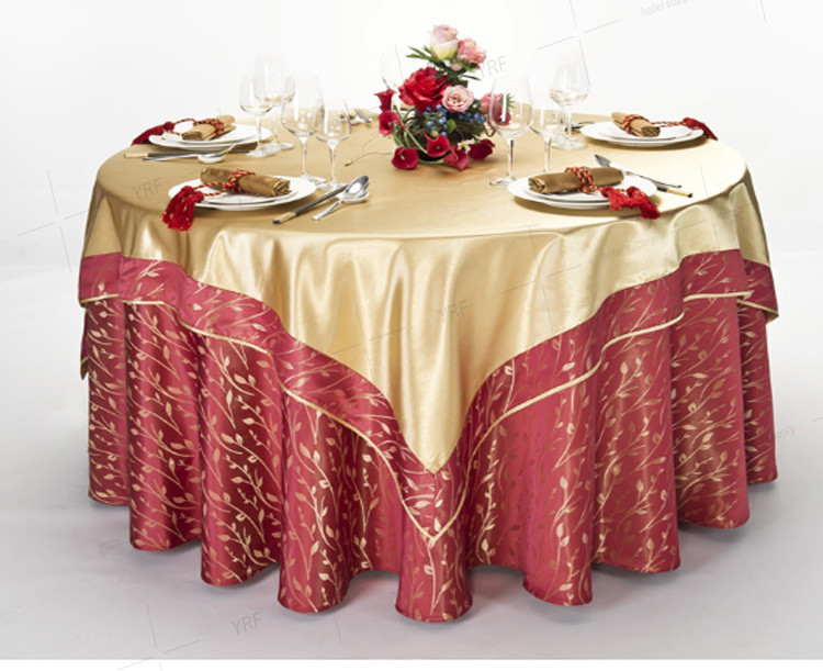 Decorative Round Jacquard Table Cloth