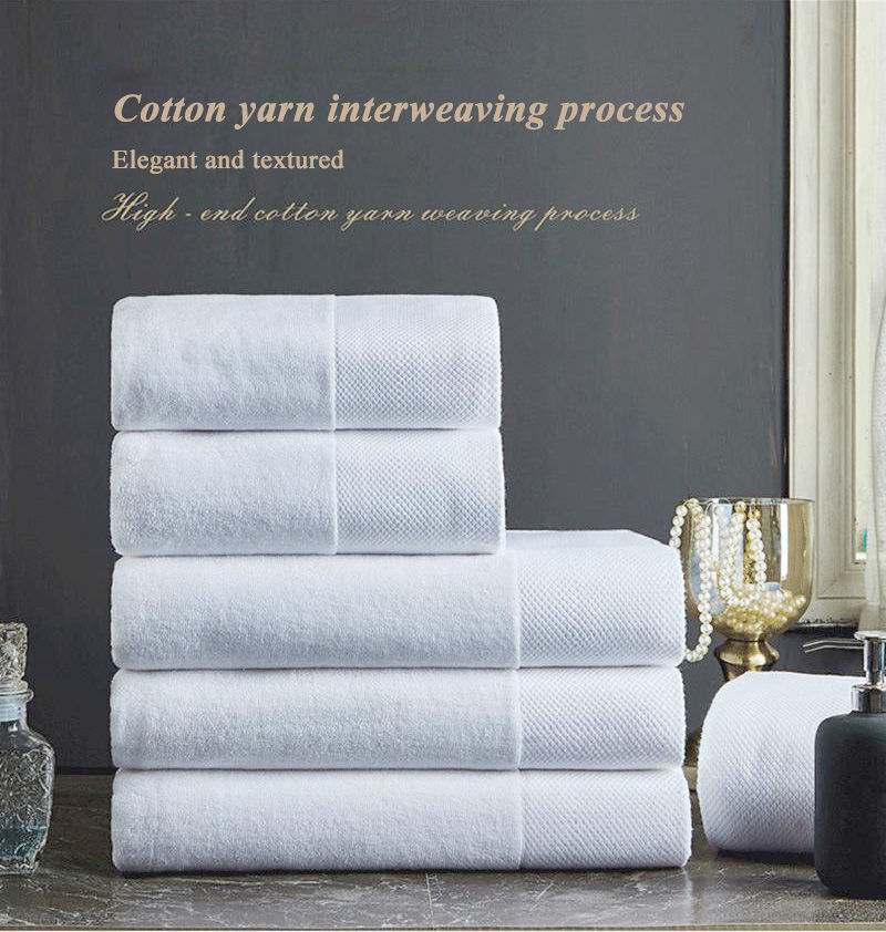 800Gsm Luxury Hotel Towels Ring Spun Cotton