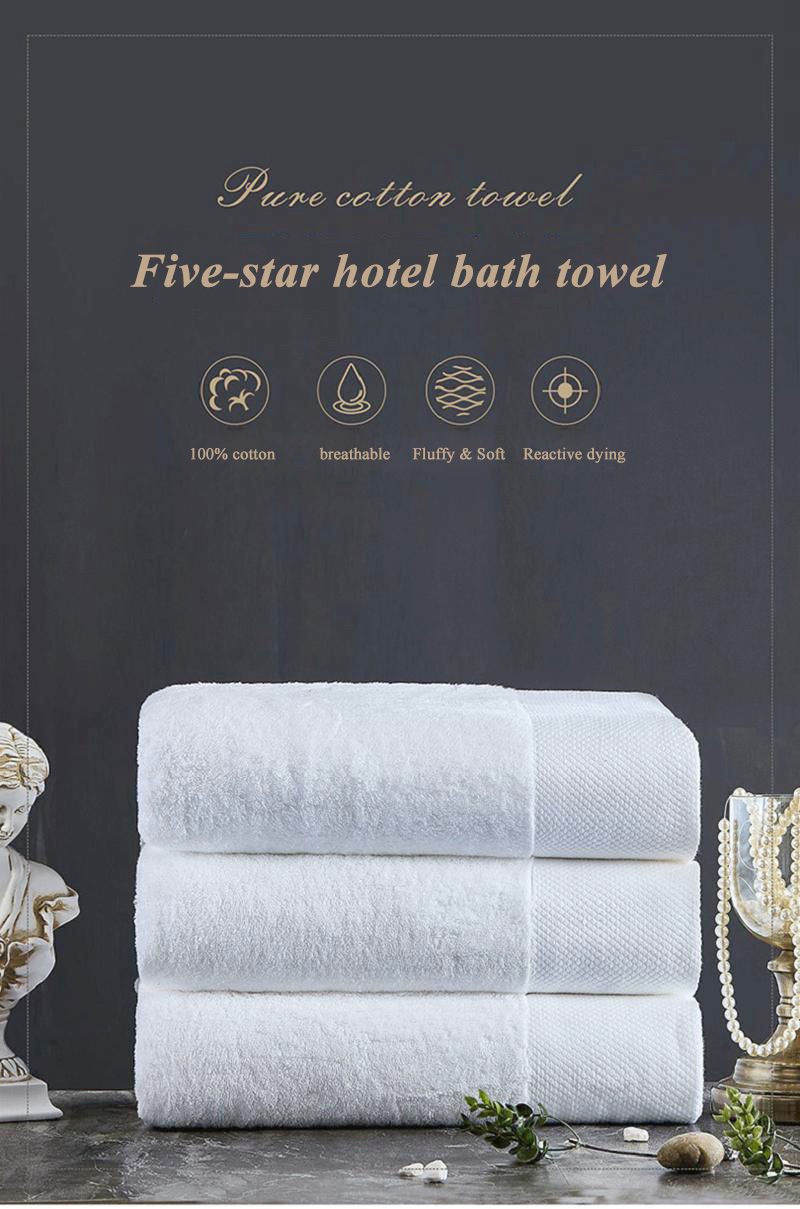 Manufacturer Ring Spun Cotton Luxury Hotel Towels