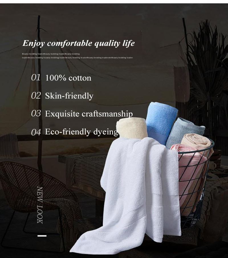 Pure Cotton Soft Big Spa Towels Absorbent