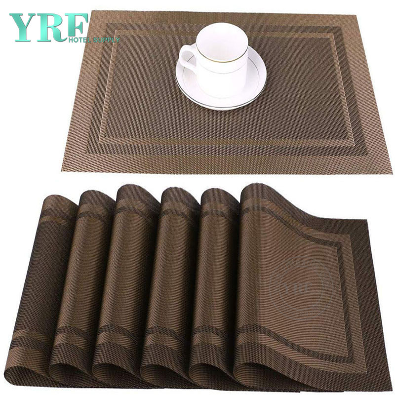 Washable green Placemats Square