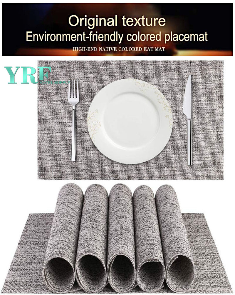 Washable Silver Table Mats Non-fading