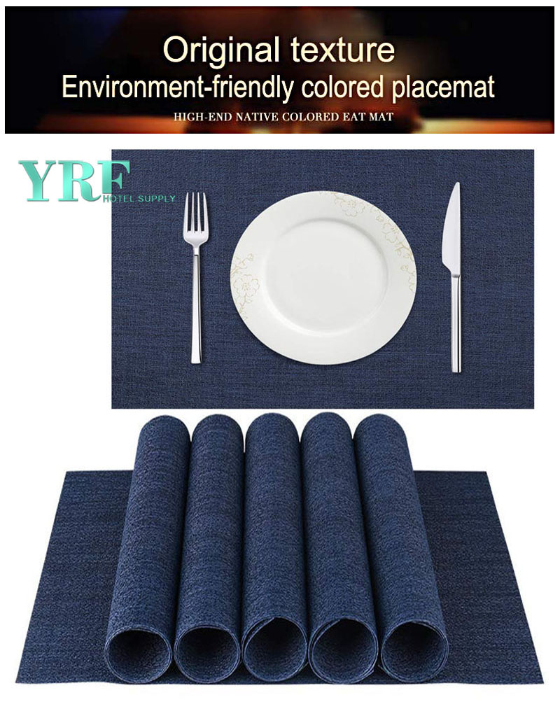 Dries very quickly Navy Blue Table Mats Heat-Resistant