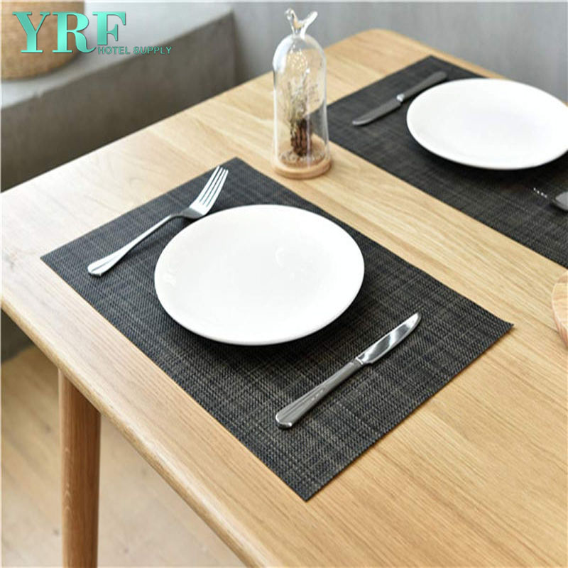 Square dark Gray Placemats Party