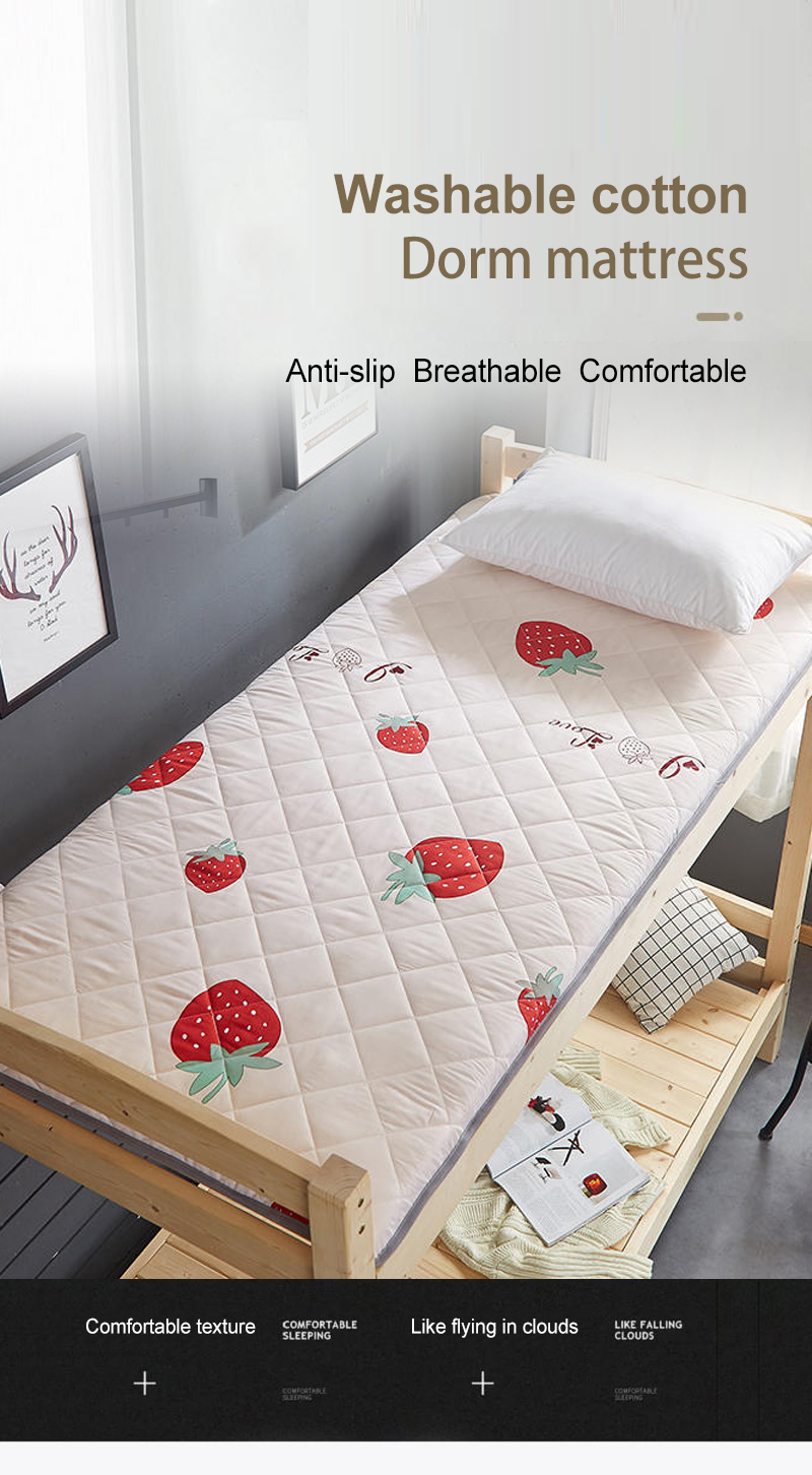 Bunk bed Mattress Student Roll Foldable