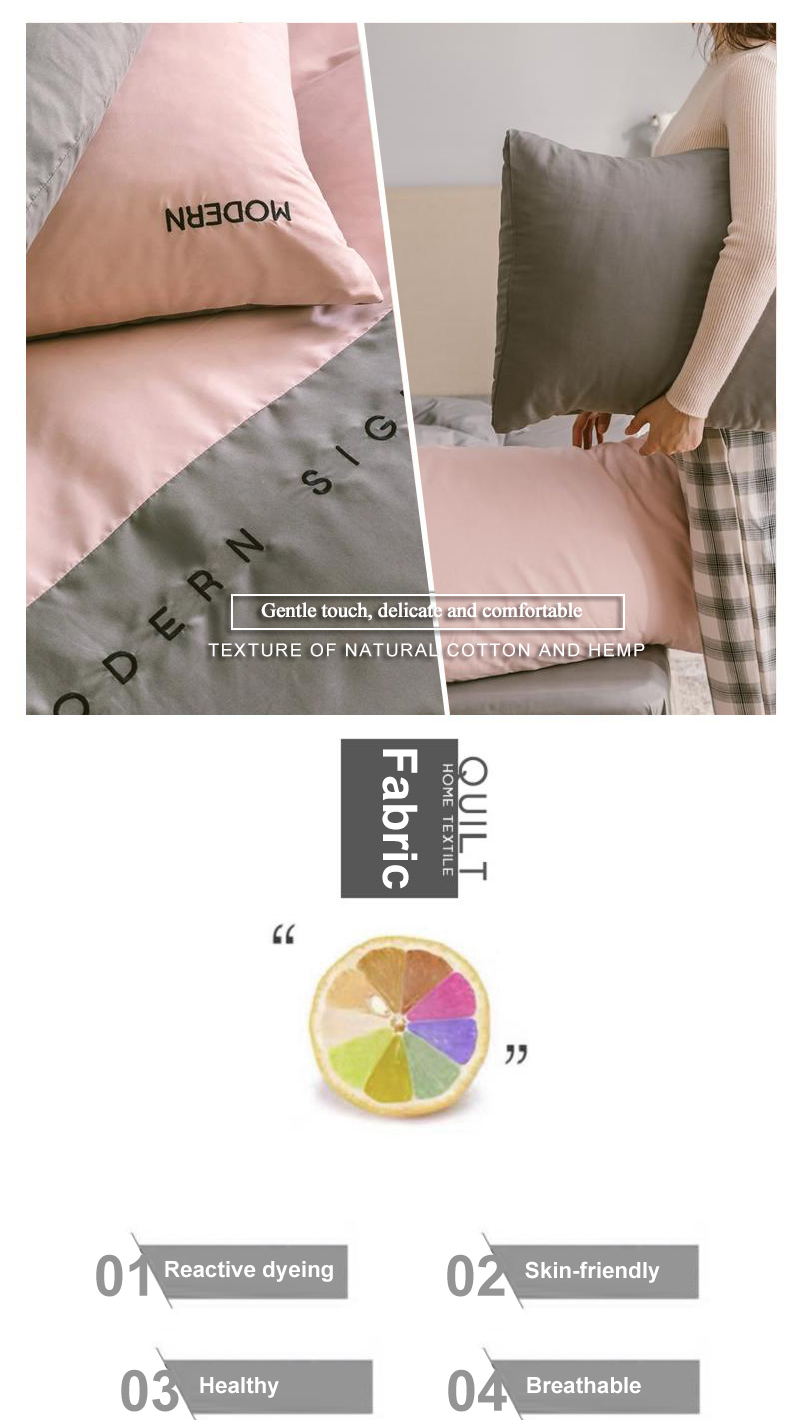 Multi Color With LOGO Bed Sheet Set