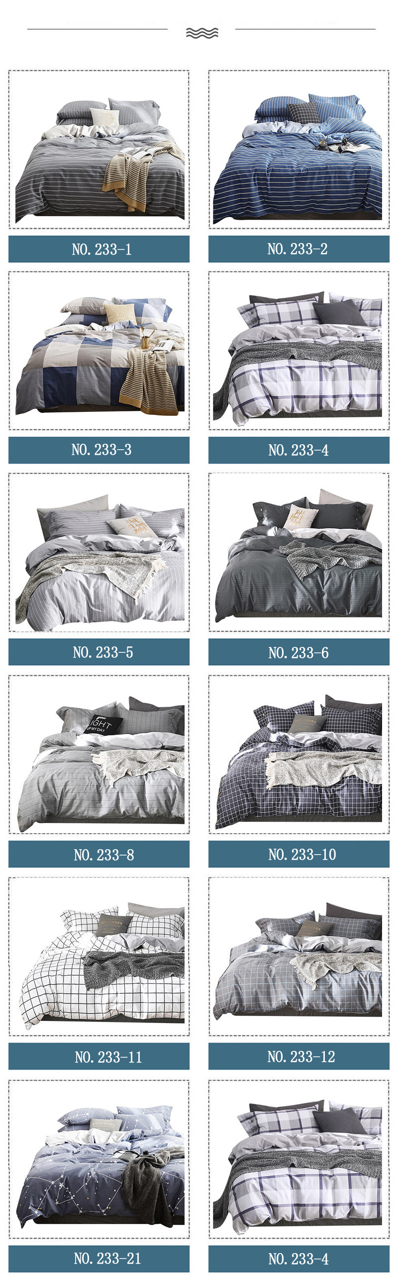 For Dorm Double Bed Bedding Set