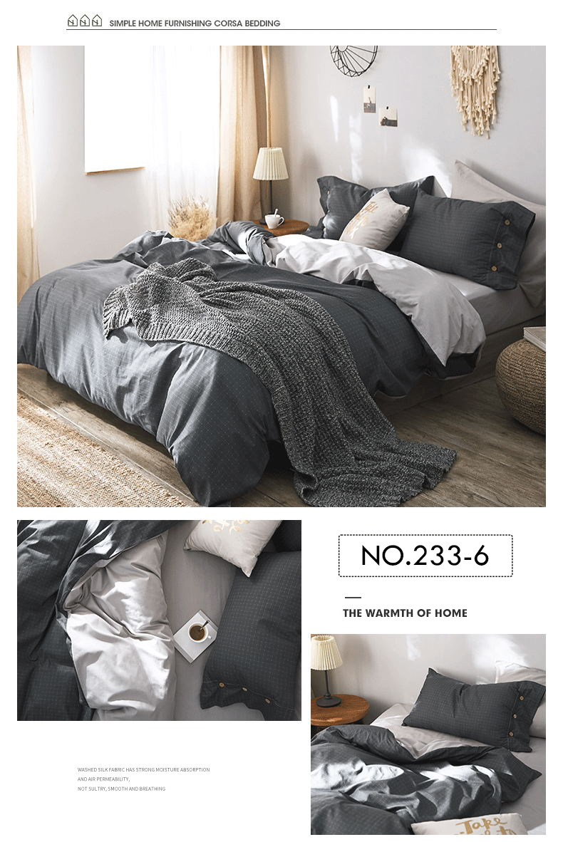 For Apartment Cotton Sheet Set King Bed