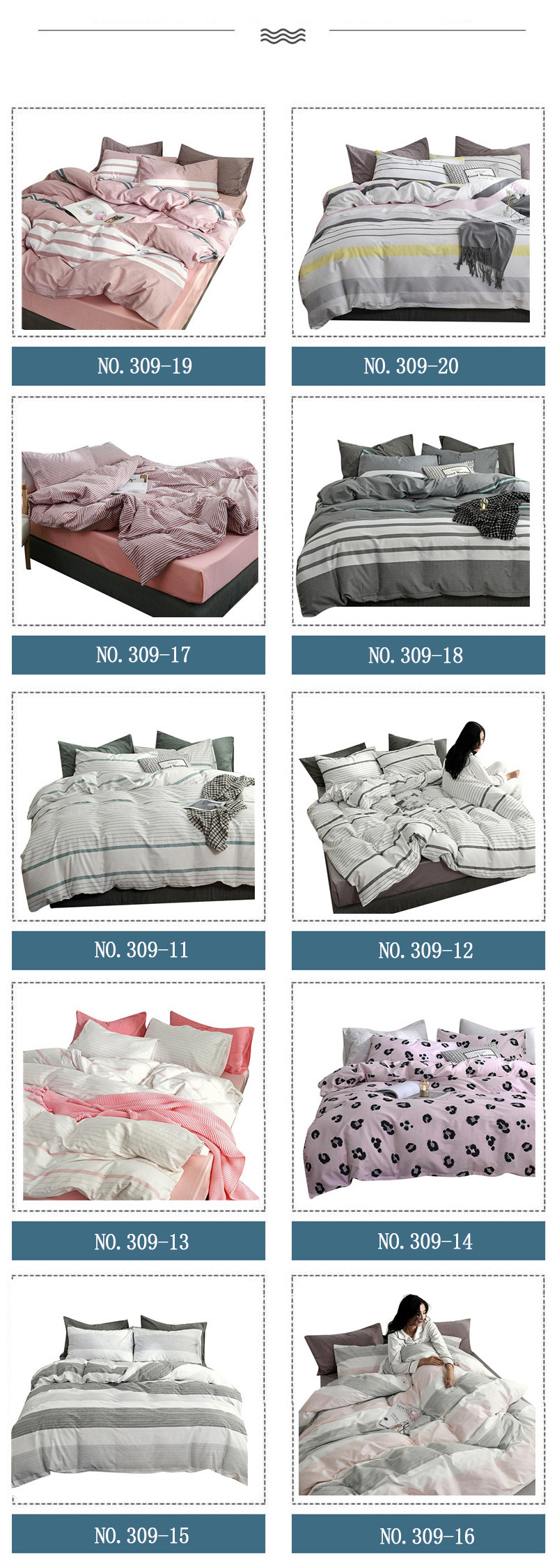 Bed Sheet Hot Selling Modern Design