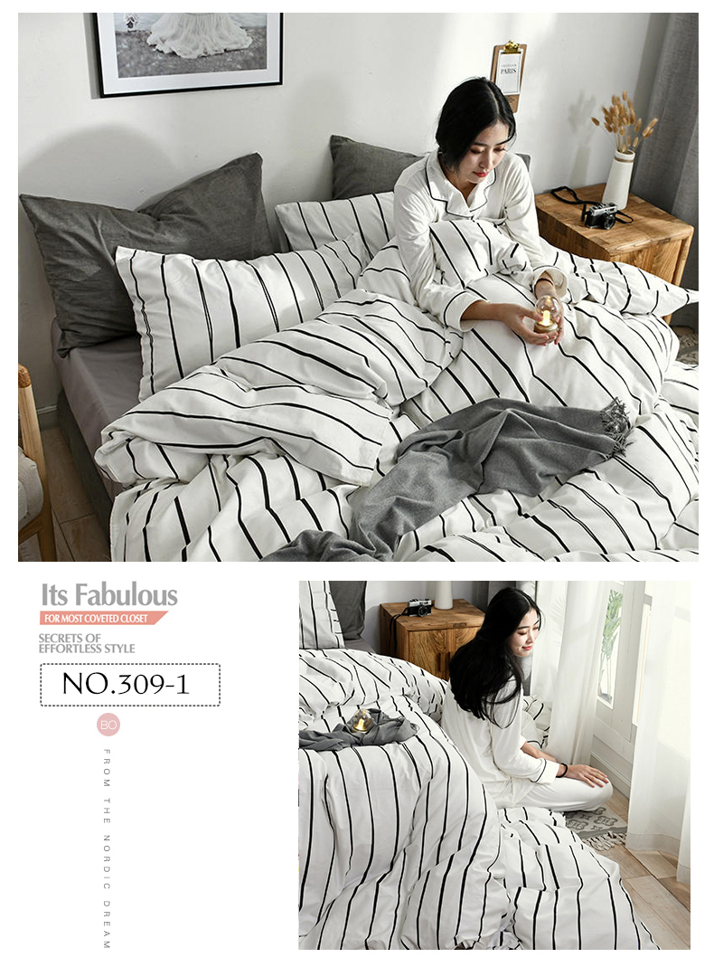 Bed Sheet Modern Design 4 PCS