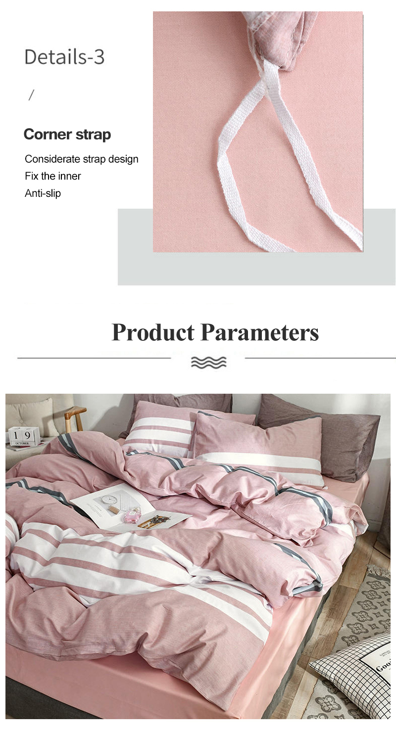 4 PCS Soft Cotton Bed sheet