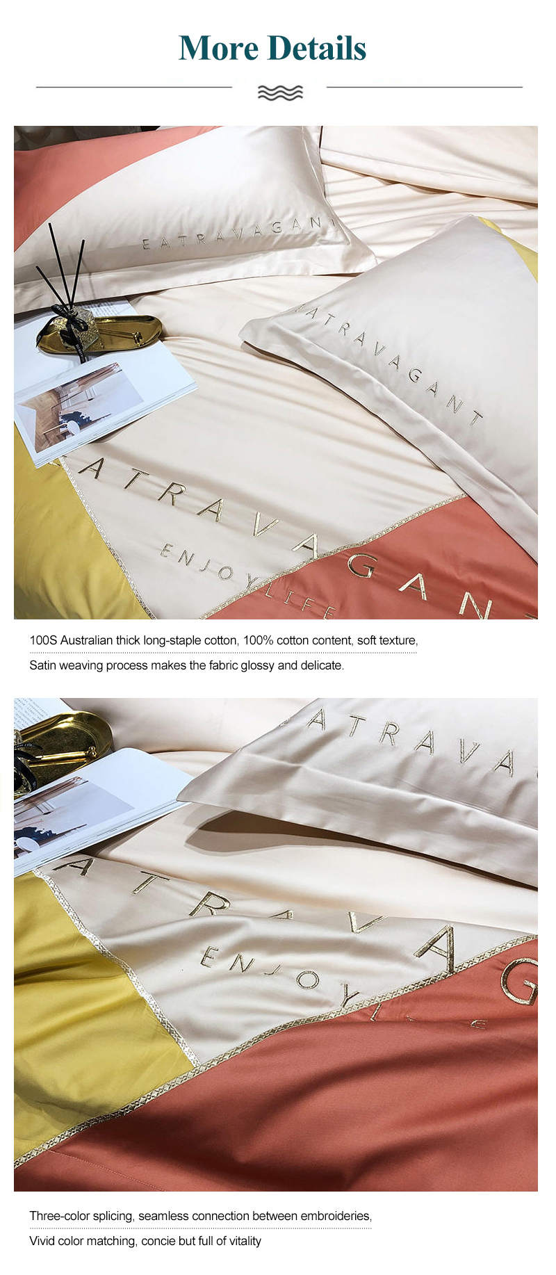 Comforter Set Mix & Match Color Softness