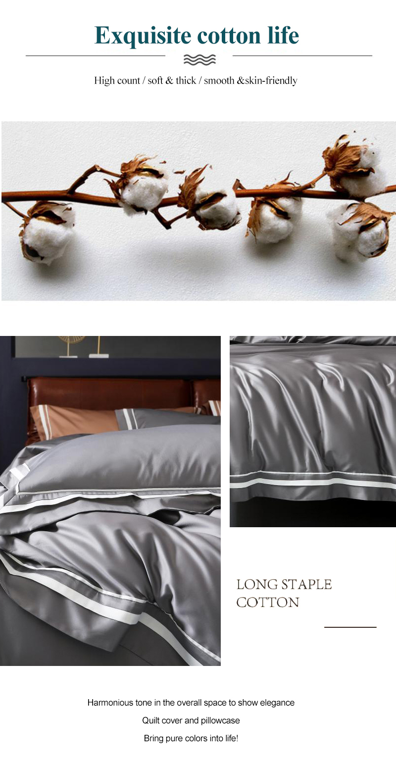 King Bed Comforter Set 4PCS