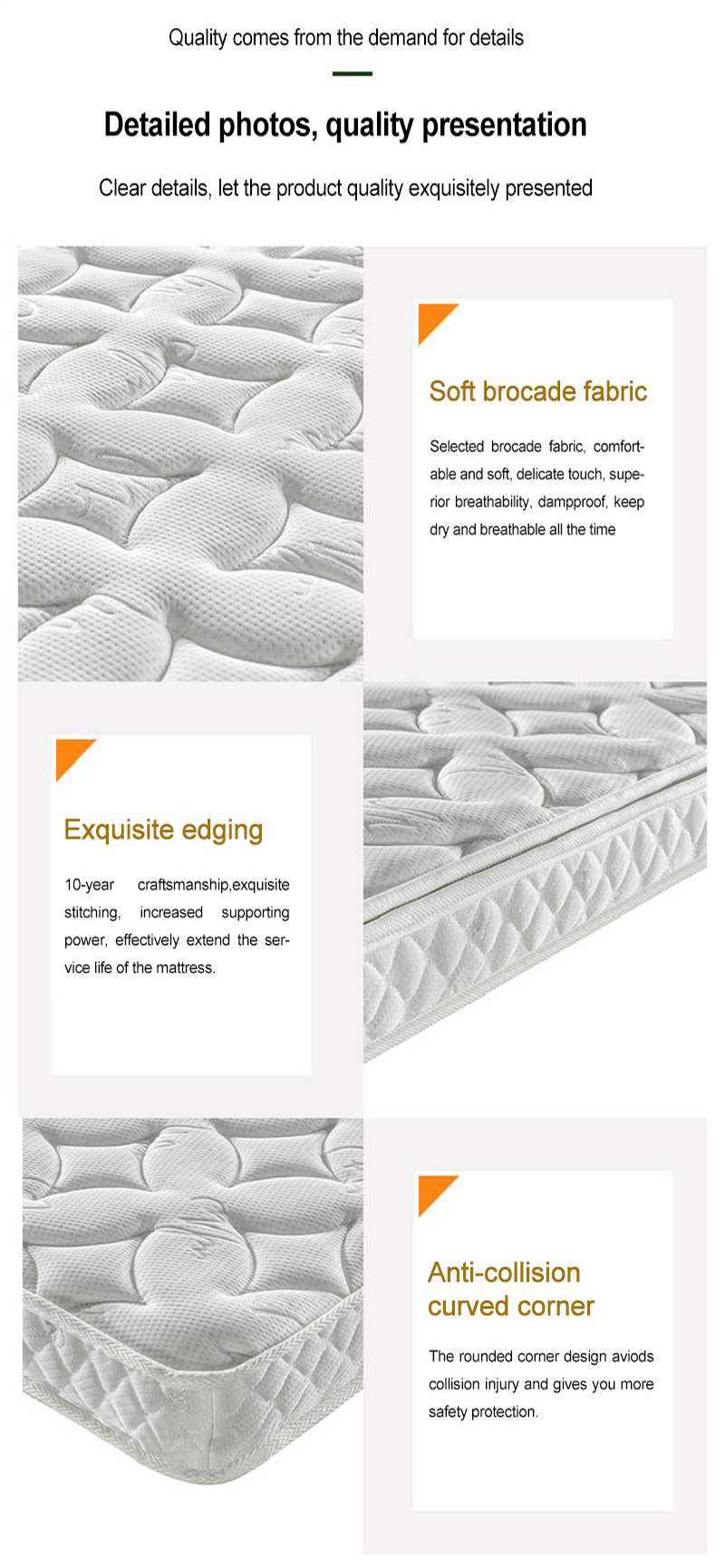 Thick 10CM Foldable Mattress Soft Hard Breathable