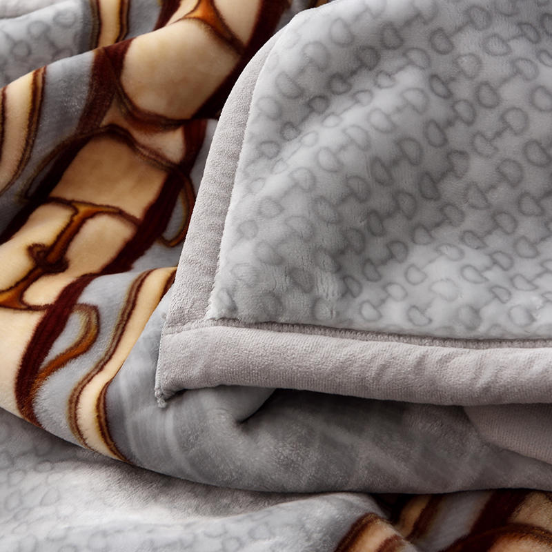 Fleece Blankets Touch 2 Ply Reversible Design
