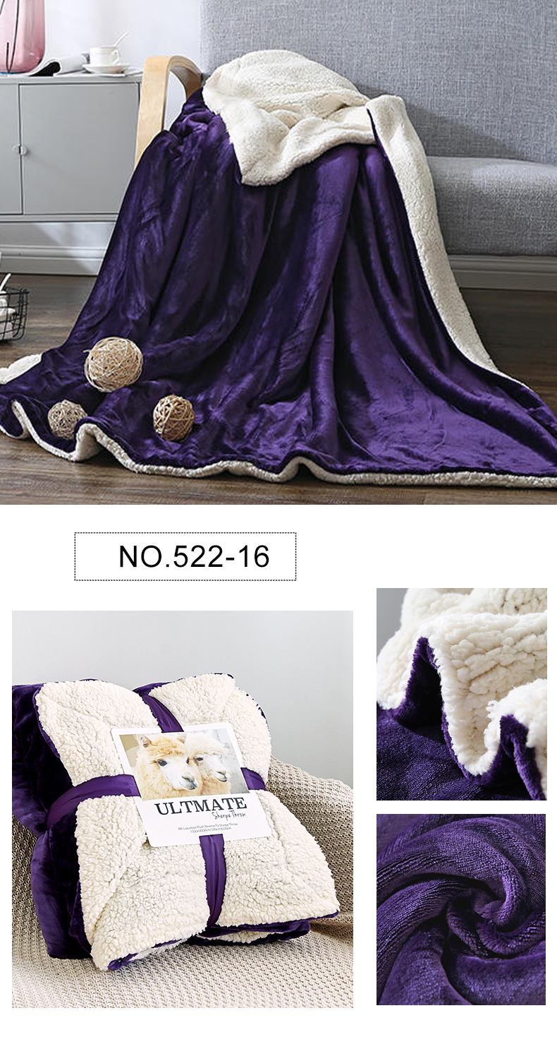 Dual-Sided Bedding Blanket Winter