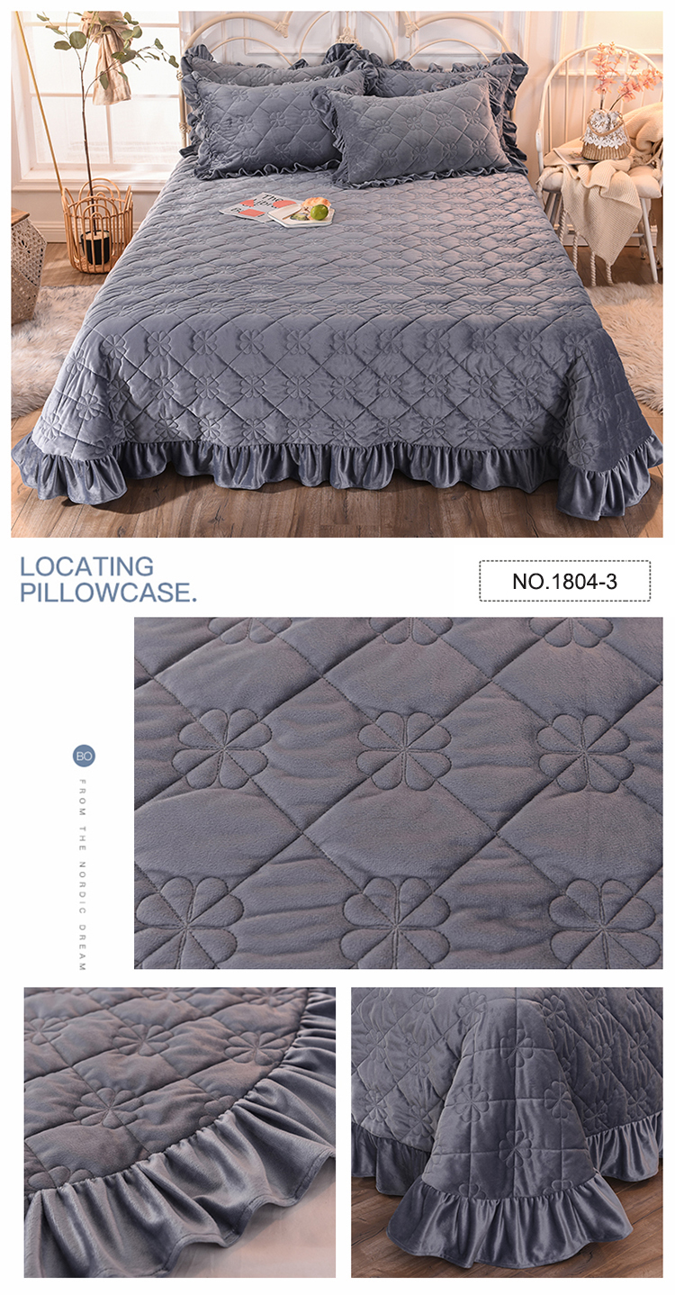 grey Bed Cover Bedspread