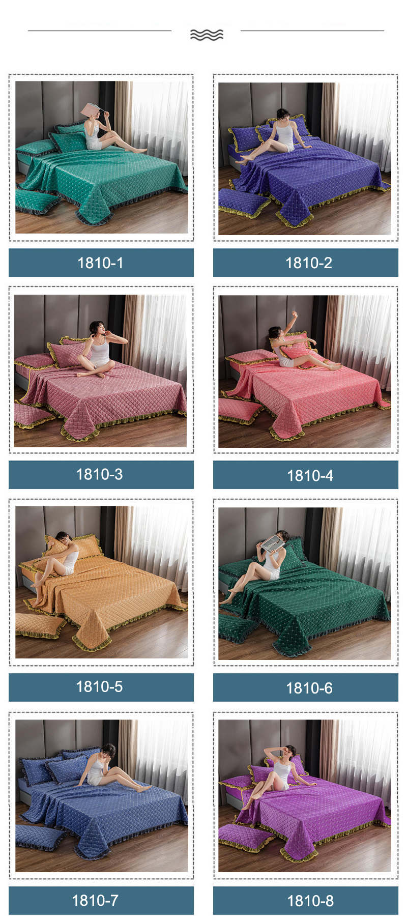 Quilt Set Bedspread Home Textile