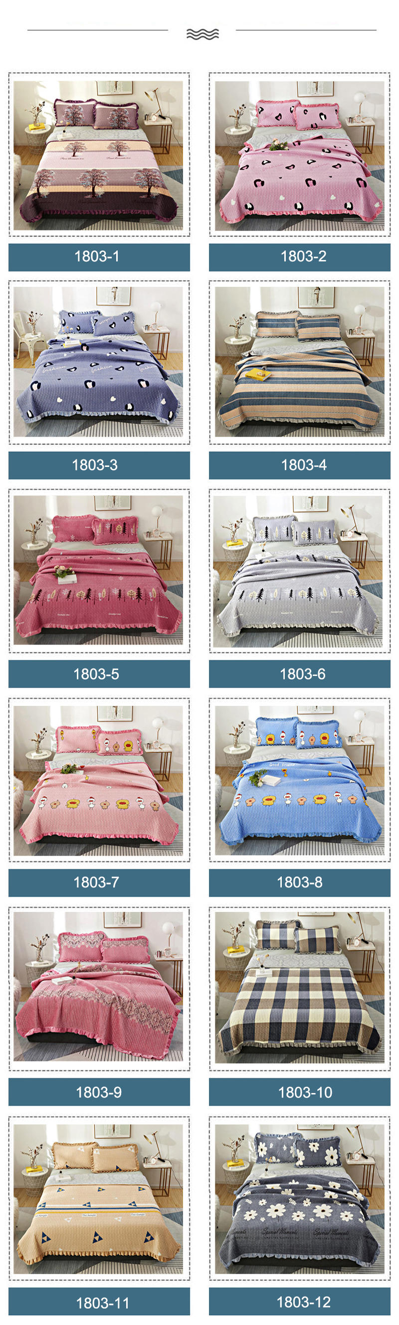 New Product King Bed Bedspread