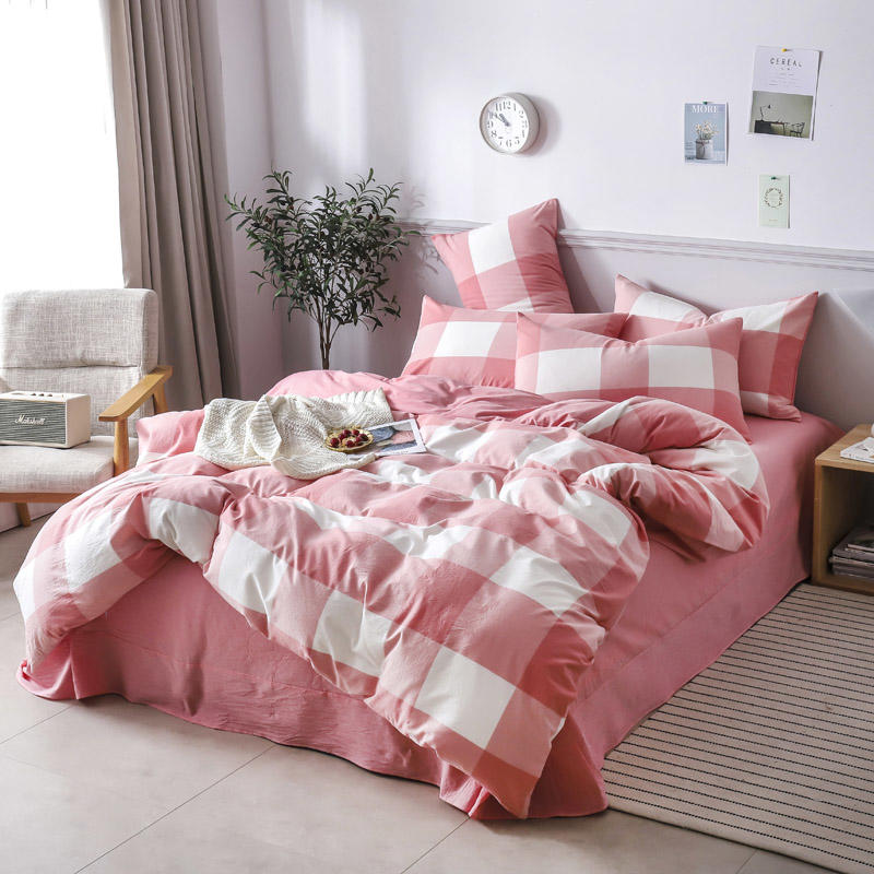 3 PCS Double Bed Bed Sheet High Quality