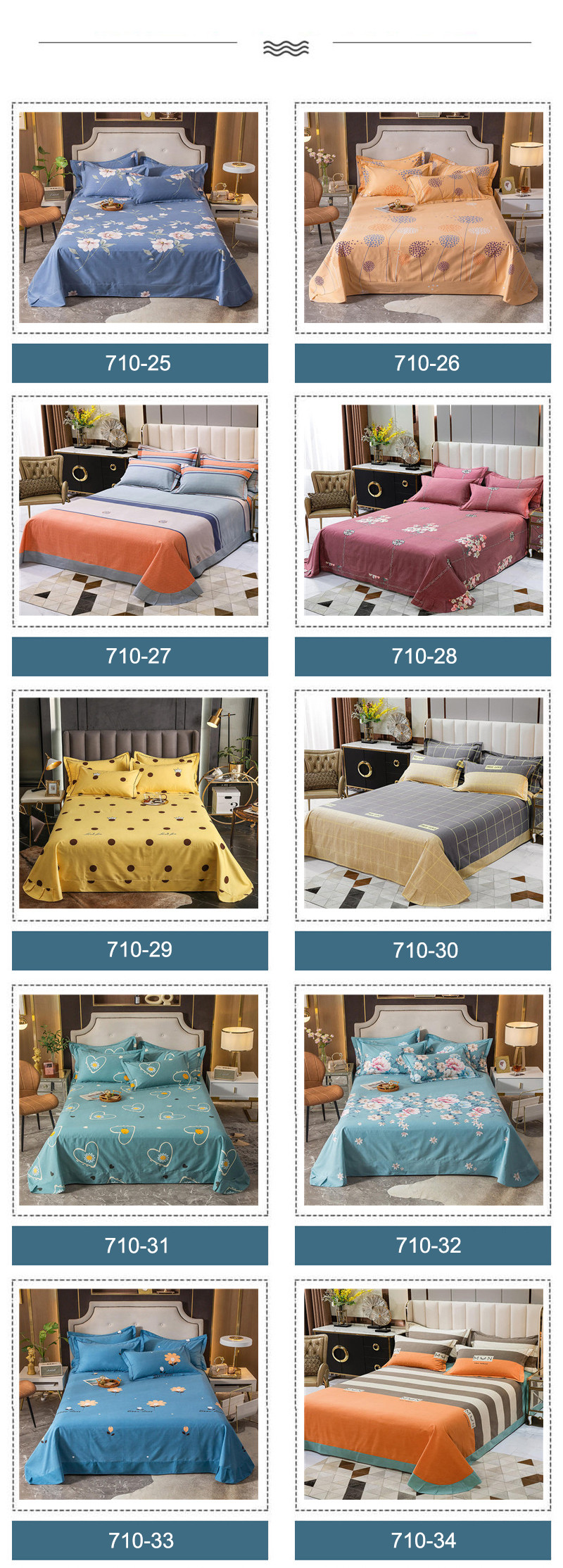 Bed Linen High Quality Sheet Set