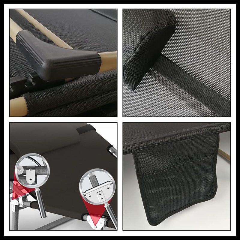 22mm Steel Tube Emergency Folding Bed