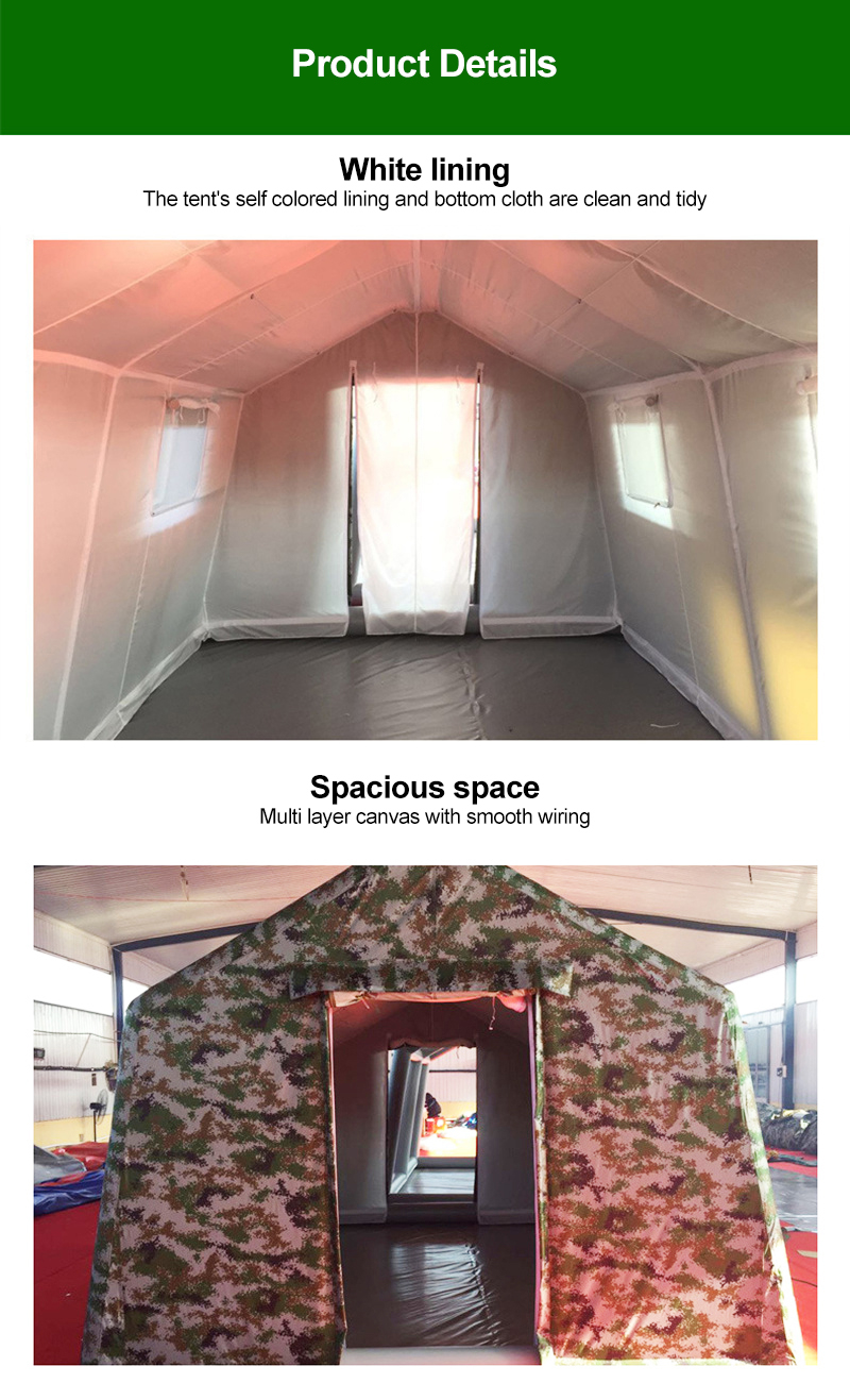 XL inflatable tent 99% sandproof Camouflage govt