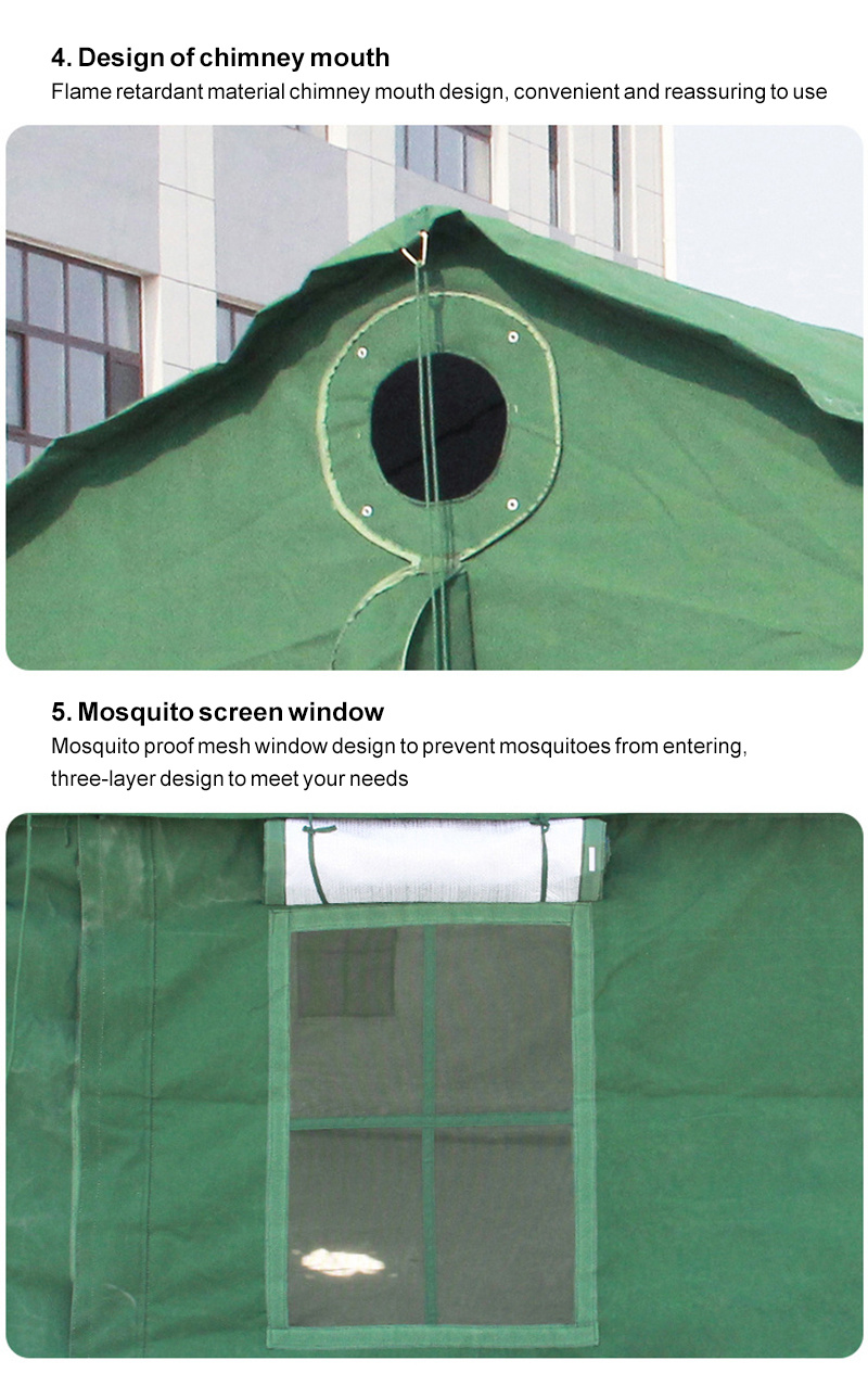 National Defense Arctic Tent for Coping with High and Low Temperatures
