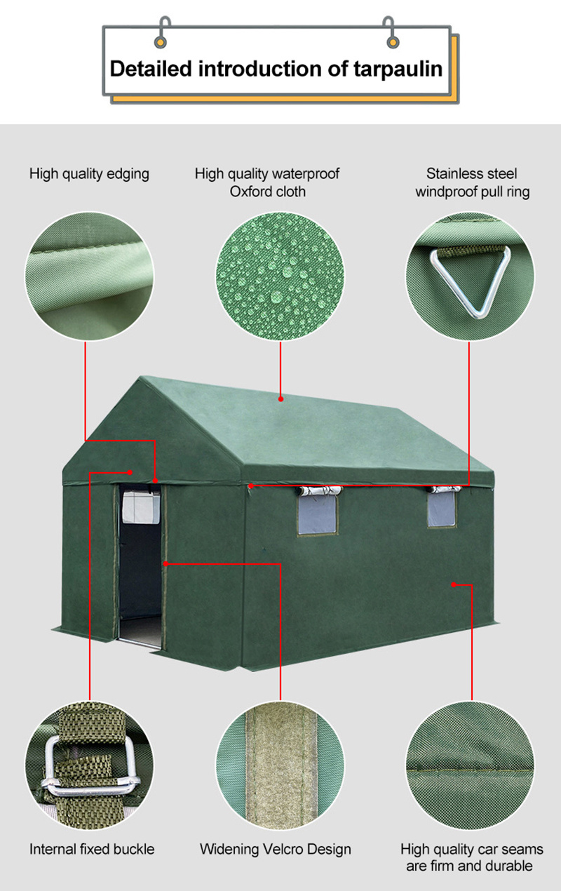 Waterproof and antibacterial outdoor tent