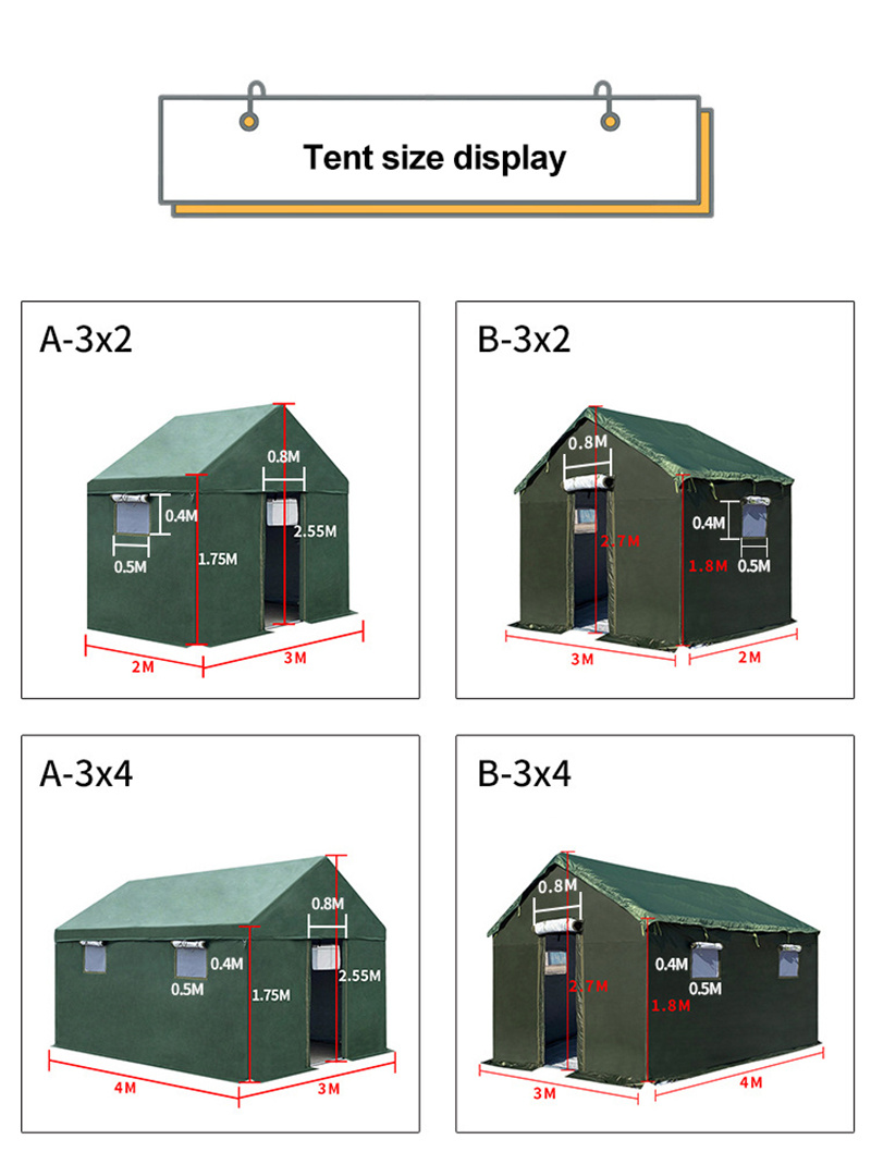Professional high-performance tent supplies