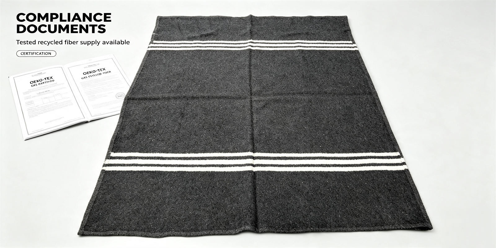 YRF Textile product view supporting the recycled-material relief blanket selection article for buyer comparison and procurement planning by overseas institutional teams for the worked decision: reserve storage versus field issue section.