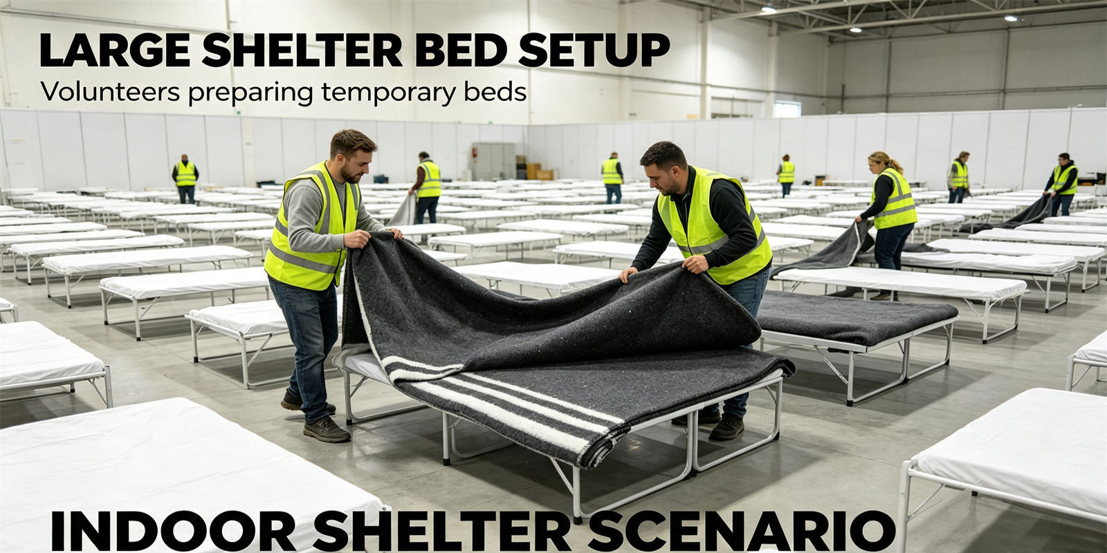YRF Textile blankets shown in a practical supply setting supporting issue, use and operational planning decisions for institutional buyers for the define the blanket requirement and the recycled claim separately section.
