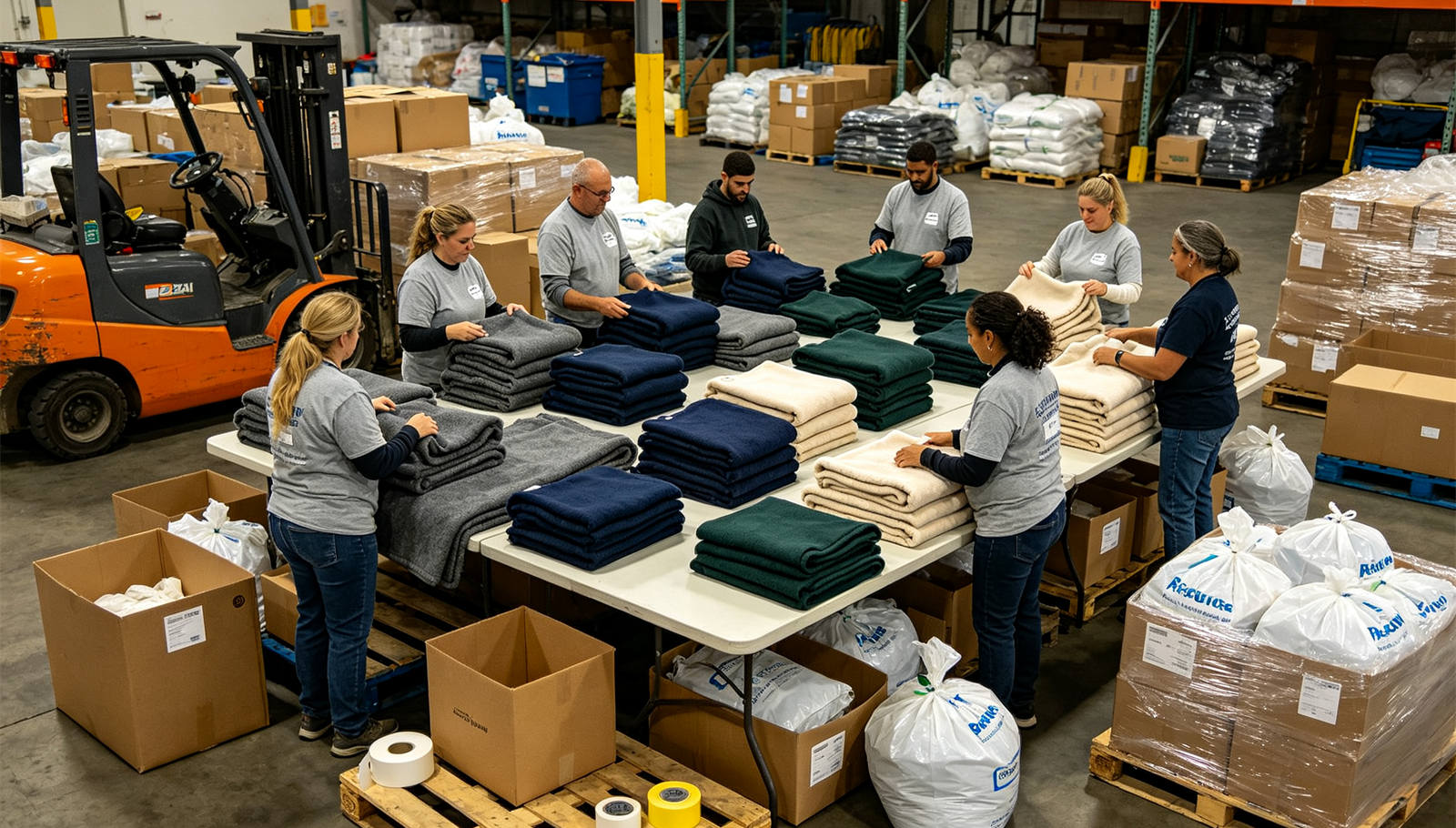 YRF Textile product view supporting the government blanket stockpile planning article for buyer comparison and procurement planning by overseas institutional teams for the plan rotation and replenishment together section.