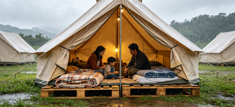 Relief blanket shelter use scene for buyer guide context and institutional procurement planning