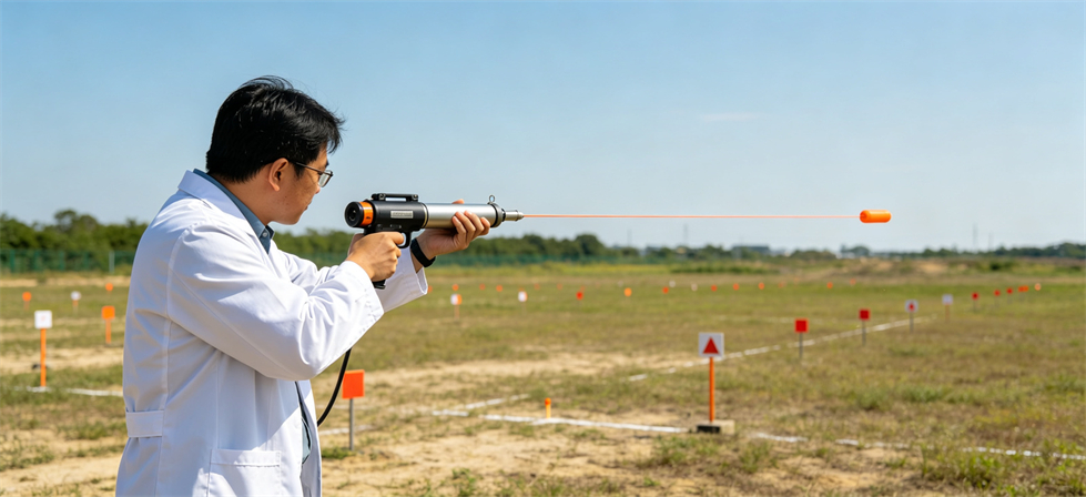Rescue Line Throwers showing range test for government procurement and emergency reserve planning
