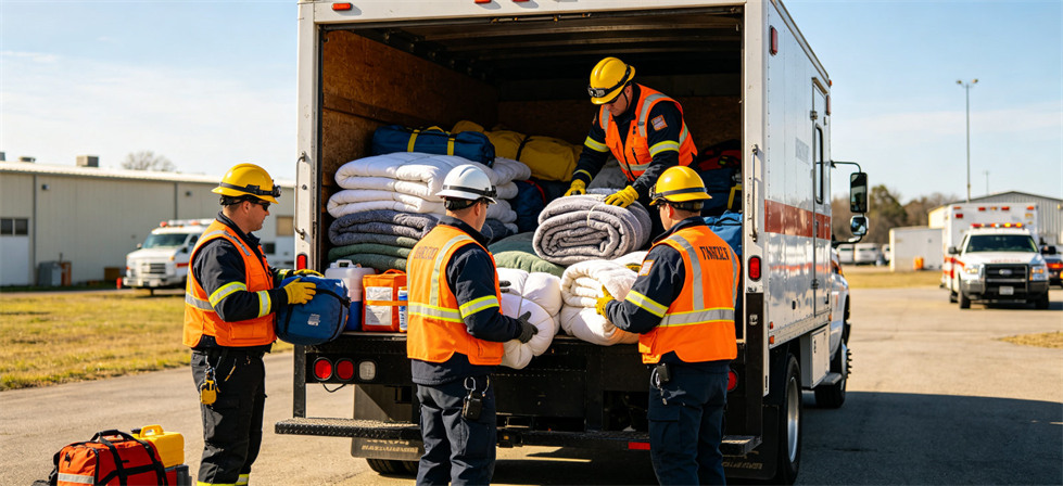 Bulk relief blanket truck handover for receiving plan closure and arrival quantity confirmation