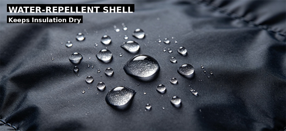 Sleeping bag shell fabric checked for surface protection and shelter-use suitability