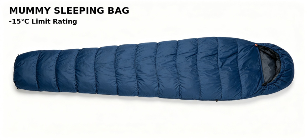 Cold-weather sleeping bag product range prepared for institutional procurement review