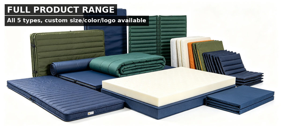 Disaster relief mattresses full range for institutional procurement, inspection and supply planning