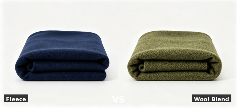 Comparison fleece comparison wool for institutional blanket procurement, inspection and supply planning