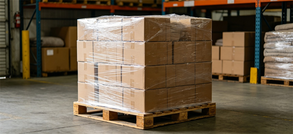 Blanket pallet stacked shown for key points to confirm in bulk blanket orders in institutional blanket procurement review